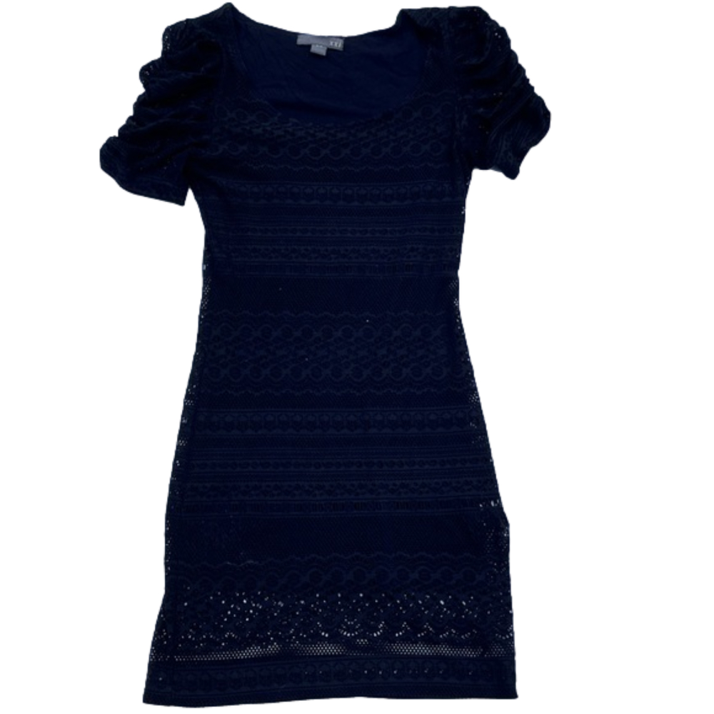Forever 21 Short Sleeve Black Dress Sz 4